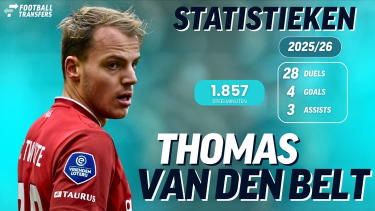 Thomas van den Belt is dit seizoen een belangrijke kracht bij FC Twente.