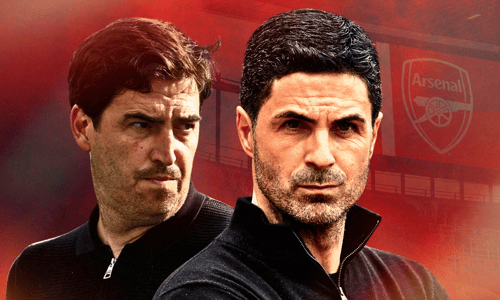 Andoni Iraola, Mikel Arteta, Arsenal