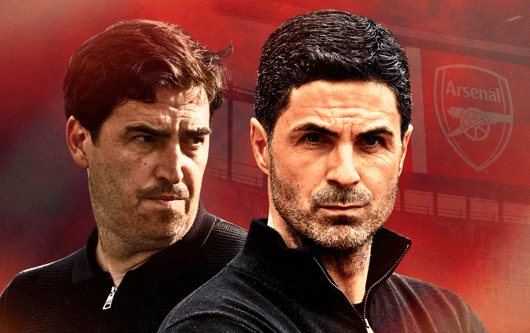 Andoni Iraola, Mikel Arteta, Arsenal