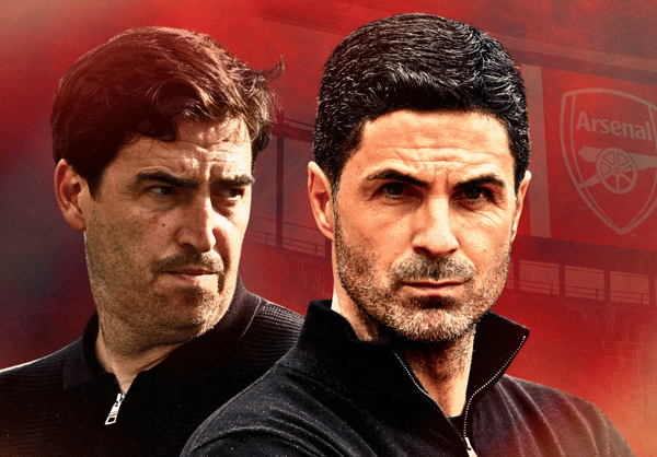 Andoni Iraola, Mikel Arteta, Arsenal