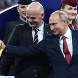 Gianni Infantino, Vladimir Putin, World Cup