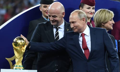 Gianni Infantino, Vladimir Putin, World Cup