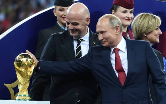 Gianni Infantino, Vladimir Putin, World Cup