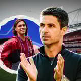 Mikel Arteta, Riccardo Calafiori, Arsenal