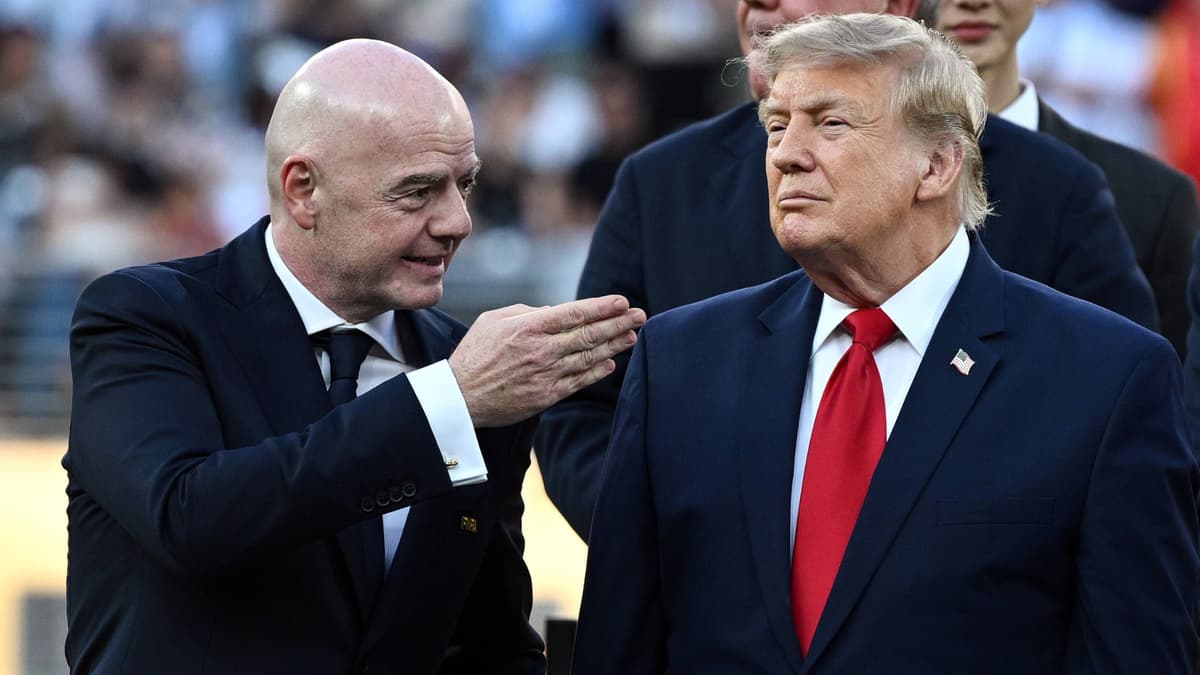 Donald Trump, Gianni Infantino, World Cup final