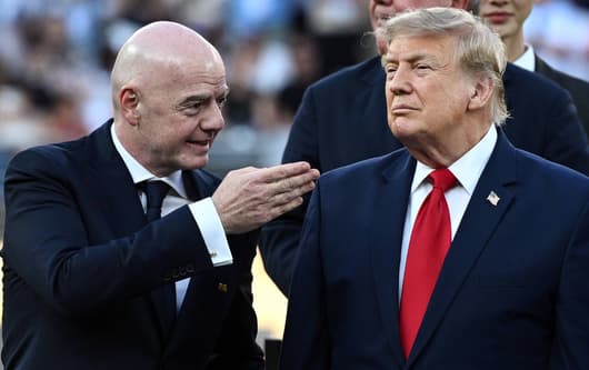 Donald Trump, Gianni Infantino, World Cup final