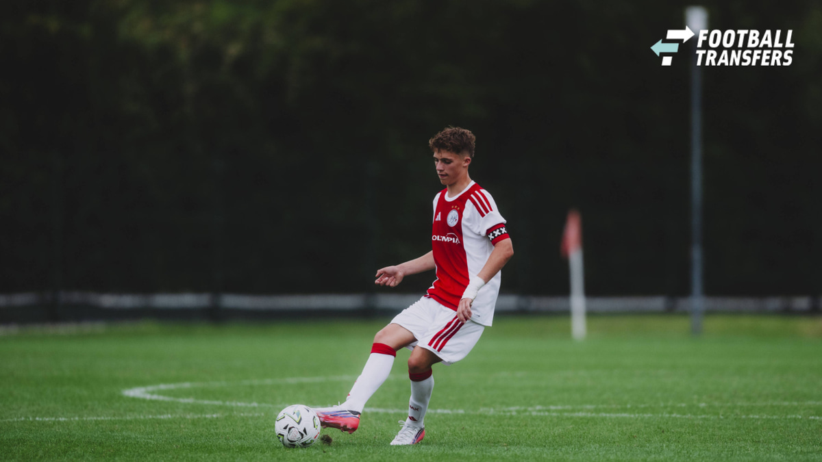 Club Brugge vs. Ajax Amsterdam Next Generation Trophy SALZBURG, AUSTRIA AUGUST 21, 2026: Lennox Heitinga during the match Club Brugge vs. Ajax Amsterdam at the Next Generation Trophy 2026 in Salzburg, Austria. ( Copyright: xAndreasxSchaadx xFCxRedxB...