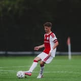 Club Brugge vs. Ajax Amsterdam Next Generation Trophy SALZBURG, AUSTRIA AUGUST 21, 2026: Lennox Heitinga during the match Club Brugge vs. Ajax Amsterdam at the Next Generation Trophy 2026 in Salzburg, Austria. ( Copyright: xAndreasxSchaadx xFCxRedxB...