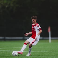 Club Brugge vs. Ajax Amsterdam Next Generation Trophy SALZBURG, AUSTRIA AUGUST 21, 2026: Lennox Heitinga during the match Club Brugge vs. Ajax Amsterdam at the Next Generation Trophy 2026 in Salzburg, Austria. ( Copyright: xAndreasxSchaadx xFCxRedxB...