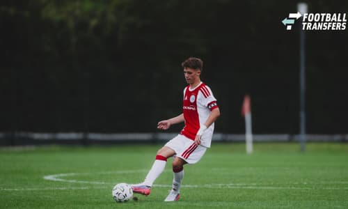 Club Brugge vs. Ajax Amsterdam Next Generation Trophy SALZBURG, AUSTRIA AUGUST 21, 2026: Lennox Heitinga during the match Club Brugge vs. Ajax Amsterdam at the Next Generation Trophy 2026 in Salzburg, Austria. ( Copyright: xAndreasxSchaadx xFCxRedxB...