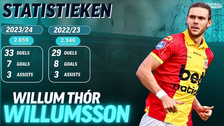 Willum Thór Willumsson was erg belangrijk tijdens zijn twee seizoenen bij Go Ahead Eagles.