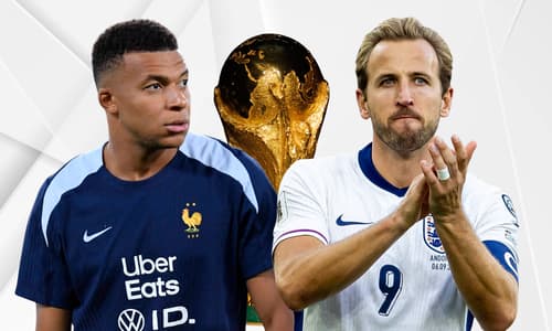 Kylian Mbappe, Harry Kane, World Cup