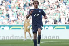 GER, 1 FBL, TSG Hoffenheim vs Werder Brmen 09 05 2026, PreZero Arena, Sinsheim, GER, 1 FBL, TSG Hoffenheim vs Werder Brmen , im Bild Wouter Burger Hoffenheim DFL regulations prohibit any use of photographs as image sequences and or quasi video nordp...