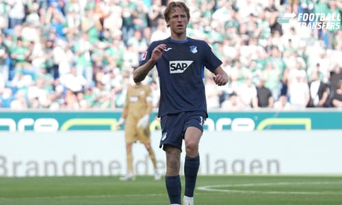 GER, 1 FBL, TSG Hoffenheim vs Werder Brmen 09 05 2026, PreZero Arena, Sinsheim, GER, 1 FBL, TSG Hoffenheim vs Werder Brmen , im Bild Wouter Burger Hoffenheim DFL regulations prohibit any use of photographs as image sequences and or quasi video nordp...