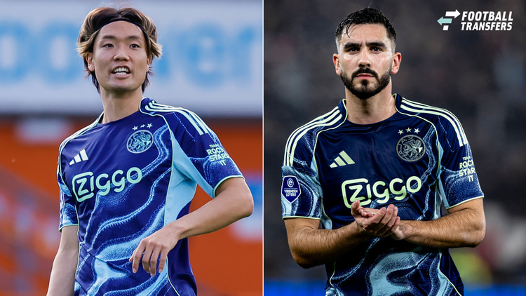 Ko Itakura en Josip Sutalo bij Ajax