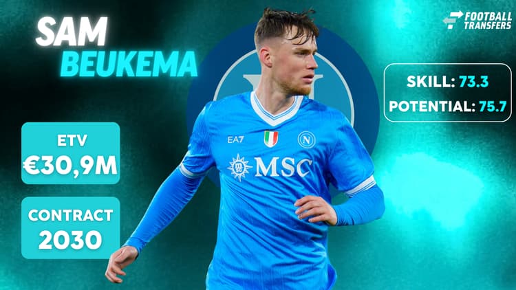 Sam Beukema bij Napoli