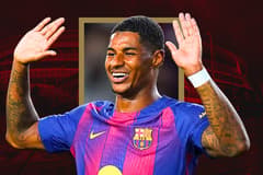 Arsenal have been linked with Man Utd's Marcus Rashford, who is on loan at Barcelona