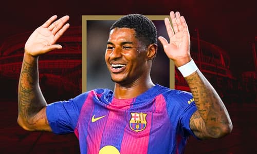 Arsenal have been linked with Man Utd's Marcus Rashford, who is on loan at Barcelona
