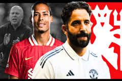 Arne Slot, Virgil van Dijk, Ruben Amorim