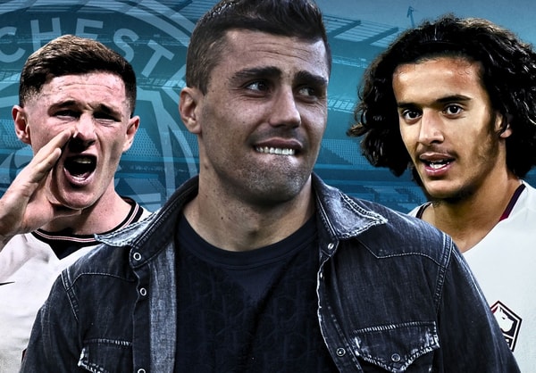 Rodri, Elliot Anderson, Ayyoub Bouaddi, Man City