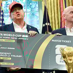 Donald Trump, Gianni Infantino, 2026 World Cup ticket