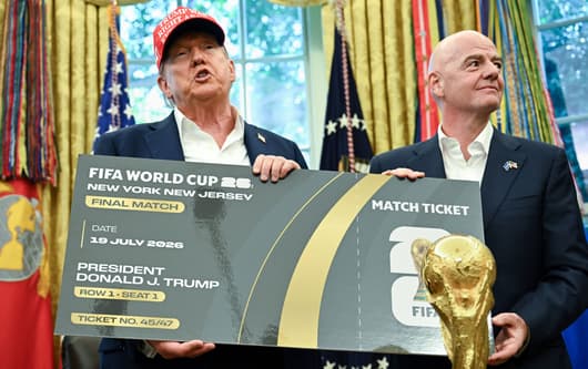 Donald Trump, Gianni Infantino, 2026 World Cup ticket