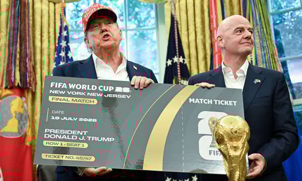 Donald Trump, Gianni Infantino, 2026 World Cup ticket