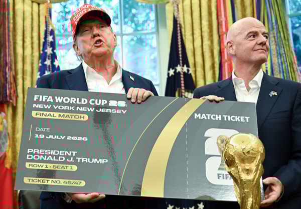 Donald Trump, Gianni Infantino, 2026 World Cup ticket
