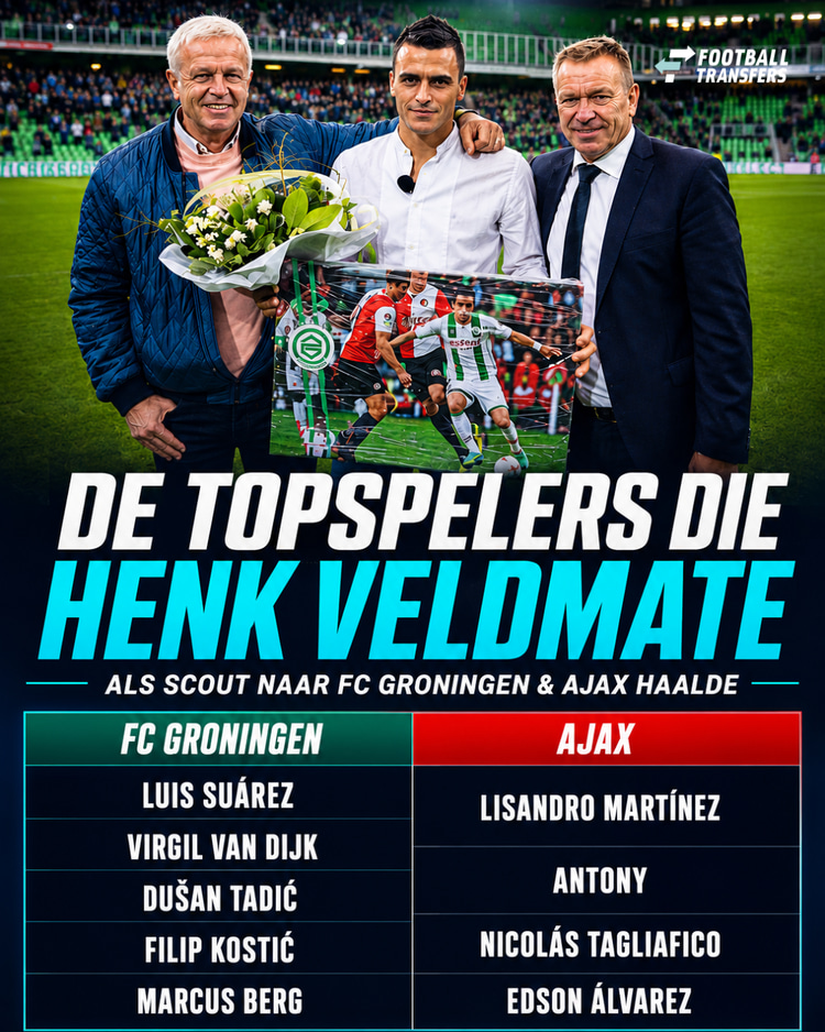 Henk Veldmate verrichtte uitstekend werk bij FC Groningen en Ajax met onder anderen de komst van Filip Kostic (afgebeeld hierboven).