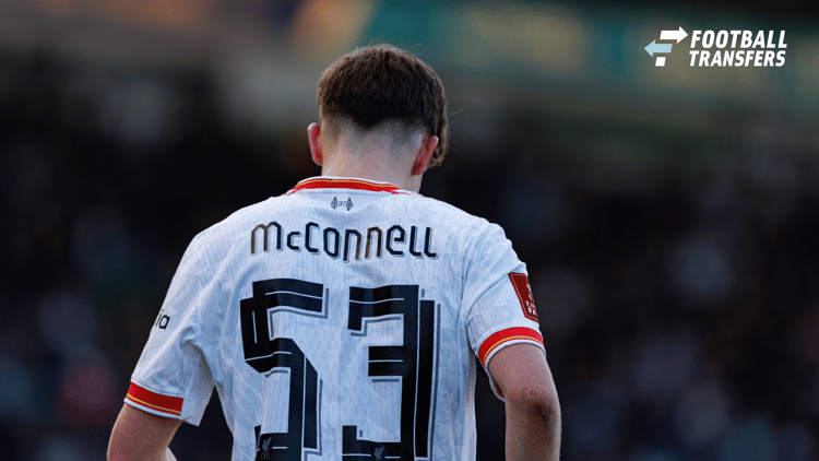 James McConnell speelde tot op heden dertien wedstrijden in het eerste van Liverpool.