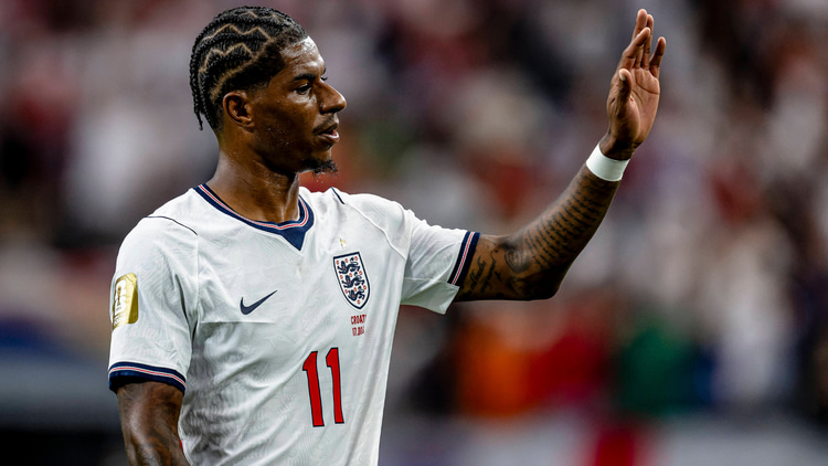 Marcus Rashford scored for England at the 2026 World Cup.
