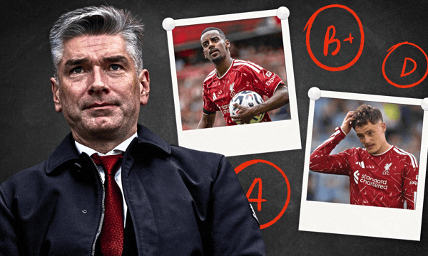 Richard Hughes, Alexander Isak, Florian Wirtz, Liverpool grades
