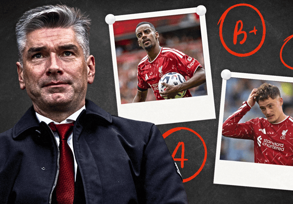 Richard Hughes, Alexander Isak, Florian Wirtz, Liverpool grades