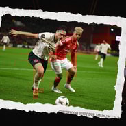 Omari Hutchinson of Nottingham Forest blamed his face cream for not being able to see against Midtjylland in the Europa League