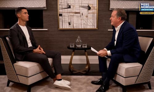 Cristiano Ronaldo, Piers Morgan