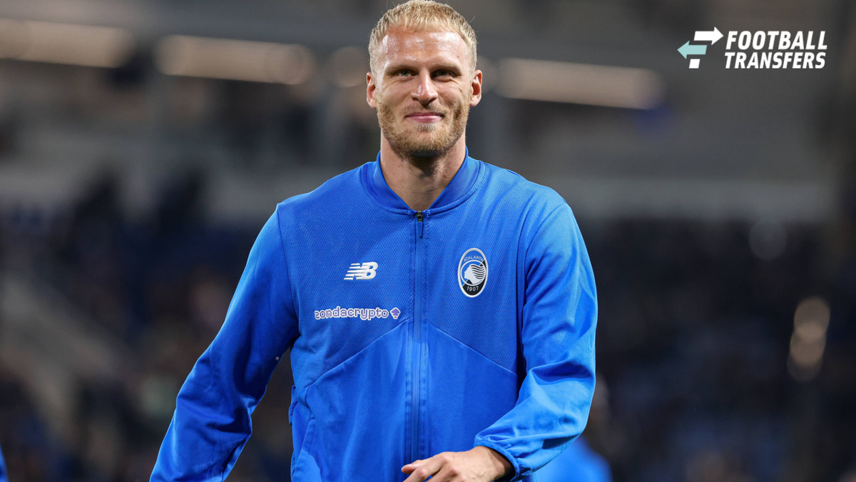 Atalanta v Lazio, Coppa Italia football, Bergamo, Italy Bergamo, Italy. 22nd April 2026. Mitchel Bakker of Atalanta seen at the Frecciarossa Coppa Italia 2025 2026 semifinal second leg match between Atalanta and Lazio at New Balance Arena in Bergamo...