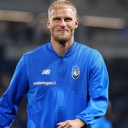 Atalanta v Lazio, Coppa Italia football, Bergamo, Italy Bergamo, Italy. 22nd April 2026. Mitchel Bakker of Atalanta seen at the Frecciarossa Coppa Italia 2025 2026 semifinal second leg match between Atalanta and Lazio at New Balance Arena in Bergamo...