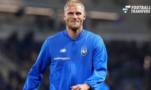 Atalanta v Lazio, Coppa Italia football, Bergamo, Italy Bergamo, Italy. 22nd April 2026. Mitchel Bakker of Atalanta seen at the Frecciarossa Coppa Italia 2025 2026 semifinal second leg match between Atalanta and Lazio at New Balance Arena in Bergamo...