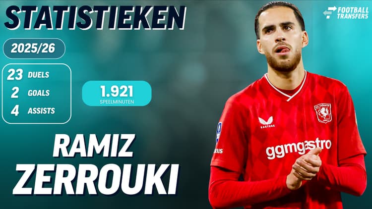 Ramiz Zerrouki is dit seizoen erg belangrijk voor FC Twente.