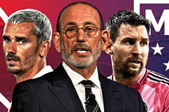Antoine Griezmann, Don Garber, Lionel Messi, MLS