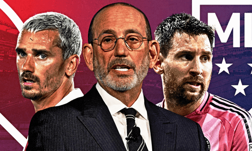 Antoine Griezmann, Don Garber, Lionel Messi, MLS