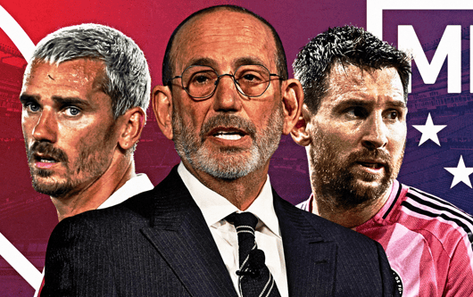 Antoine Griezmann, Don Garber, Lionel Messi, MLS