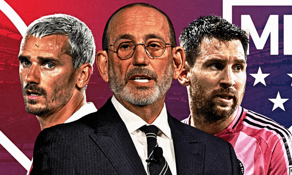 Antoine Griezmann, Don Garber, Lionel Messi, MLS