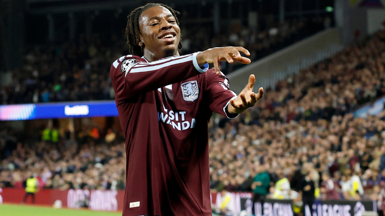 Johan Manzambi is enjoying life at Aston Villa so far.