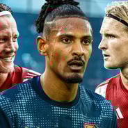 Wout Weghorst, Kasper Dolberg, Sebastien Haller
