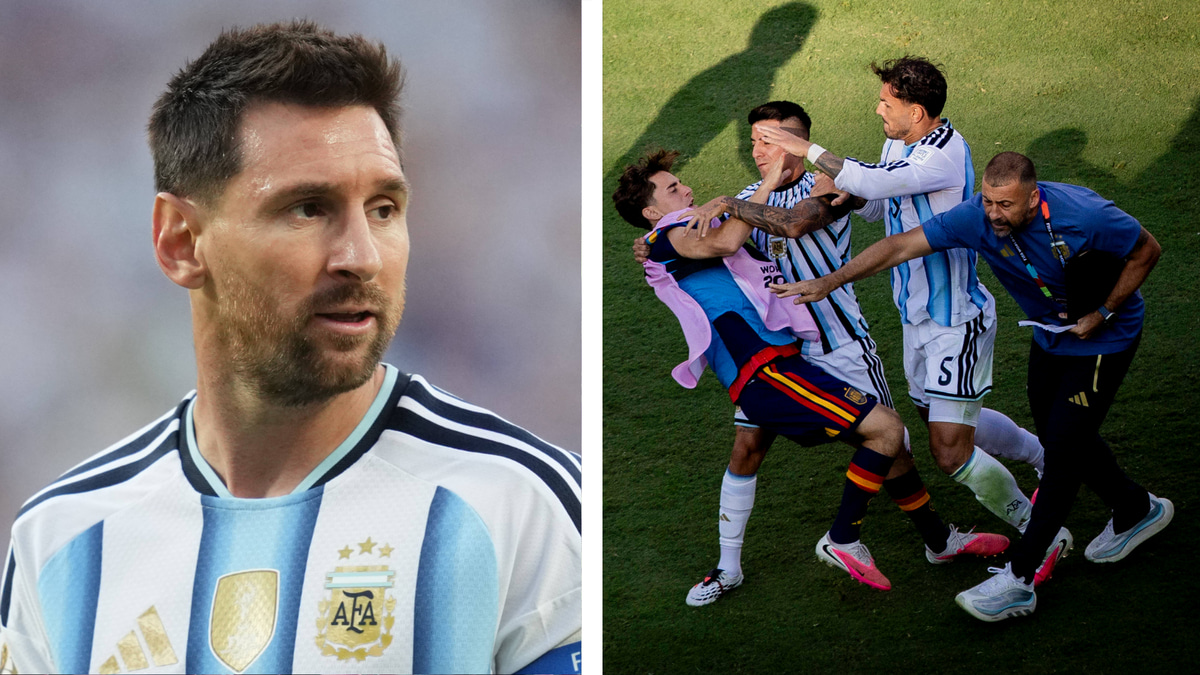 Lionel Messi & Argentina's World Cup final brawl