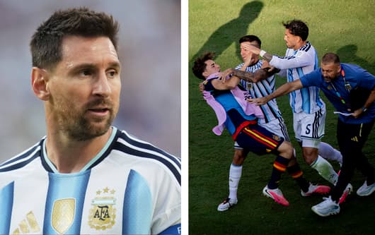Lionel Messi & Argentina's World Cup final brawl