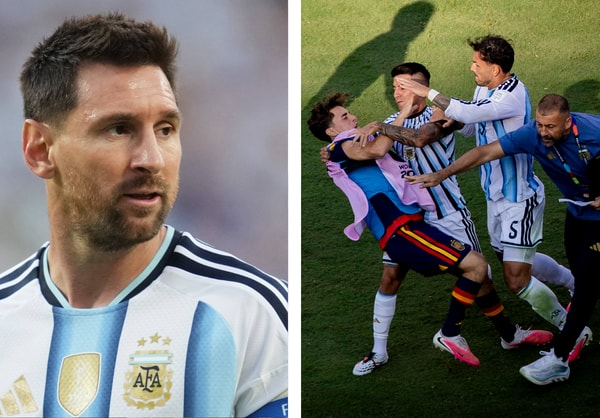 Lionel Messi & Argentina's World Cup final brawl