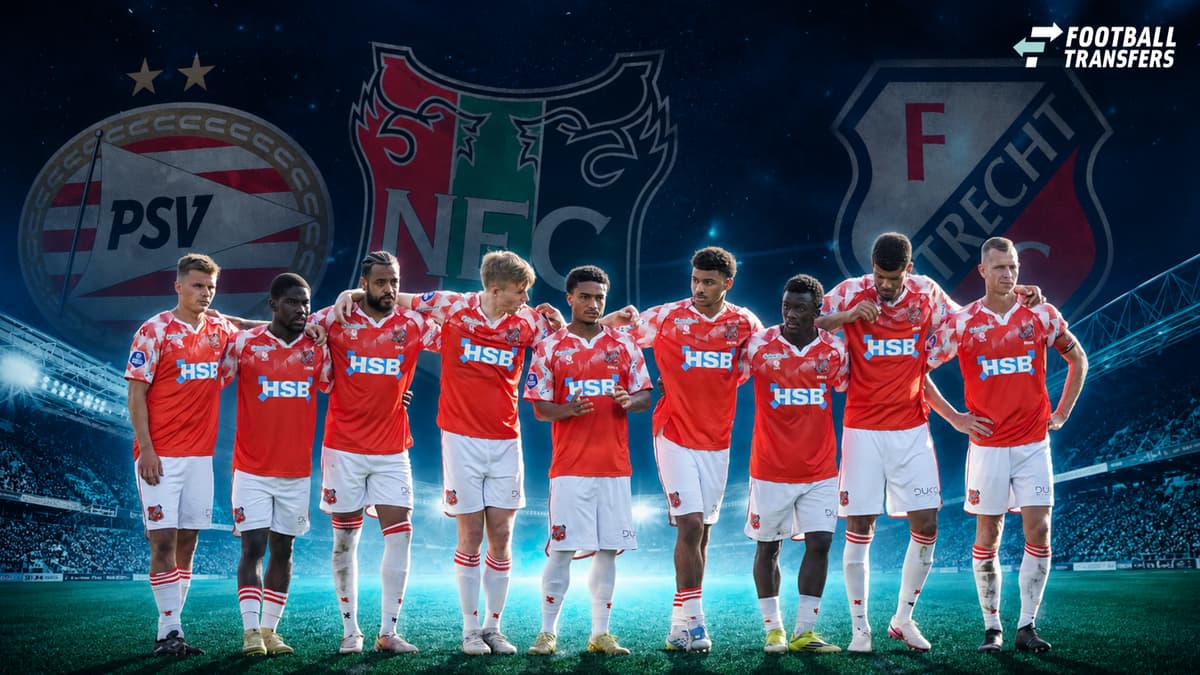 FC Volendam, NEC, PSV, FC Utrecht