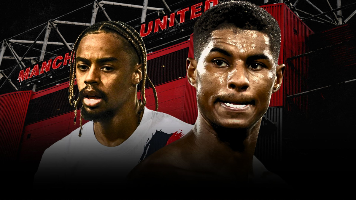 Marcus Rashford, Bradley Barcola, Man Utd